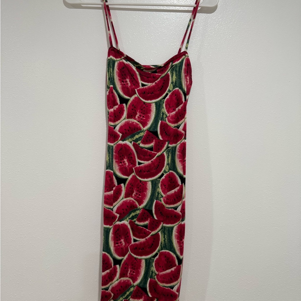 Forever 21 Watermelon Print Mini Dress